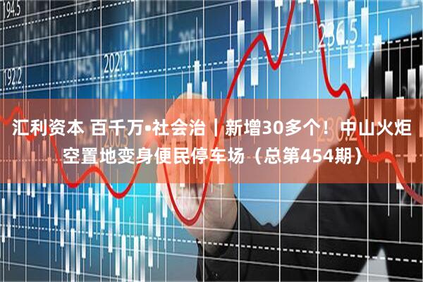汇利资本 百千万•社会治｜新增30多个！中山火炬空置地变身便民停车场（总第454期）